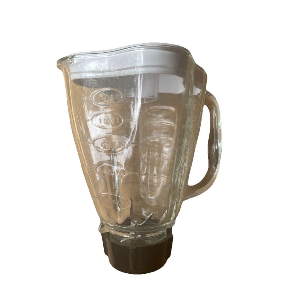 Oster Blender Glass Pitcher 5 Cup 1.25L Jar Base Blade Gasket & Lid Replacement
